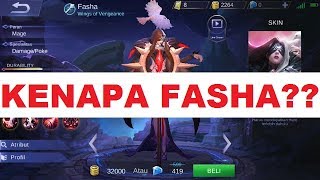 Yakin Beli Fasha Ini Dia Kelebihan dan Kekurangannya  Mobile Legends [upl. by Naneek]