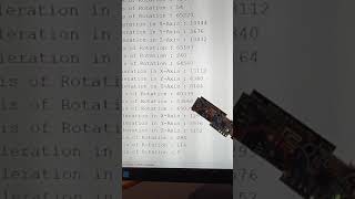 ESP01 MPU6050  Test [upl. by Ainoloppa120]