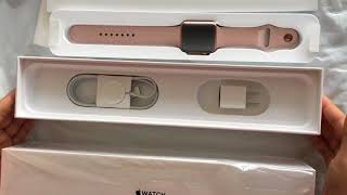 Apple Watch Series 3  Rose Gold  Unboxing [upl. by Halilad]