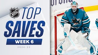 NHL Top Saves of Week 6  202425 Highlights [upl. by Sternberg]