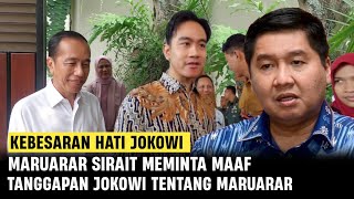 Kebesaran Hati Jokowi Menyikapi Prilaku Maruarar Kepada Gibran Sangat Menyentuh [upl. by Essej]