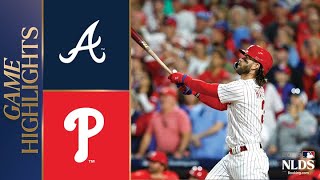 Braves vs Phillies NLDS Game 3 Highlights 101123  MLB Highlights [upl. by Ahsienar]