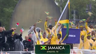 Team Jamaica at the Olympics Opening Ceremony 2024🇯🇲🇯🇲🇯🇲🇯🇲 [upl. by Eelytsirk]