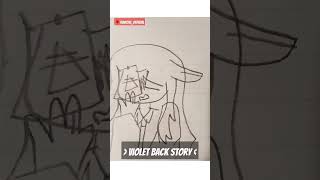 📖 Violet Back Story 📖  drawing  backstory  By  The Sound🔊 [upl. by Myrlene258]