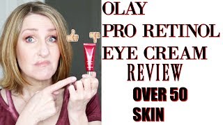 OLAY PRO RETINOL EYE REVIEW [upl. by Anihpesoj]