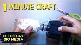 Try This Sponge Filter Setup Bio Media for Aquarium [upl. by Nitsa447]