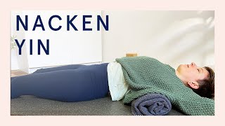 Yin Yoga Stretch für den Nacken  Stress loswerden [upl. by Arodal]