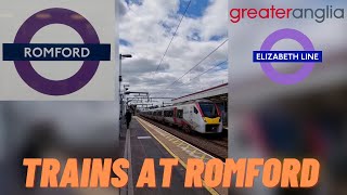 Trains at Romford 5th July 2022 [upl. by Dallas]