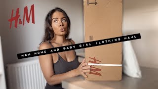 HampM UNBOXING HOME AND BABY GIRL CLOTHING HAUL SUMMER 2020  FABIENNE PELAUD [upl. by Kcerb]