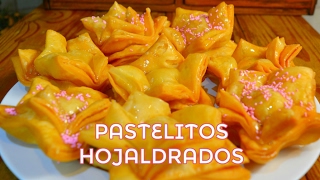 PASTELITOS dulces HOJALDRE FÁCIL deliciosos [upl. by Gatian]