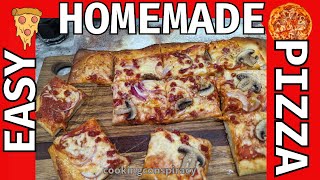 Homemade Pizza Easy at home pizza Recipe [upl. by Aisats27]