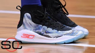 Will Steph Curry’s Under Armour Curry 4 be a success  SportsCenter  ESPN [upl. by Oniliuqnart]