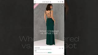 What I Ordered vs What I Got azazie bridesmaids [upl. by Oiruam]