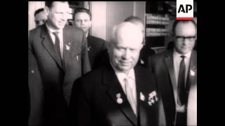 KRUSCHEV VISITS EAST GERMANY  NO SOUND [upl. by Gnurt807]