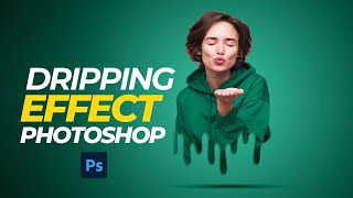 How To Dripping Effect amp Splatter Effect with Photoshop 2024 [upl. by Langdon]