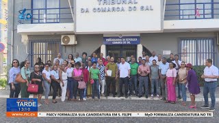 MpD formaliza candidatura liderada por Júlio Lopes para CM e Nuno Lopes para AM no Tribunal do Sal [upl. by Bess]