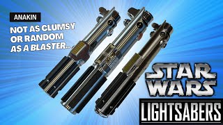 Star Wars Galaxys Edge  Anakin Skywalker  Luke Skywalker  Rey Complete Legacy Lightsaber Review [upl. by Aiza130]