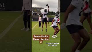 Texans Rookie Kamari Lassiter One Handed Catch [upl. by Lorrayne]