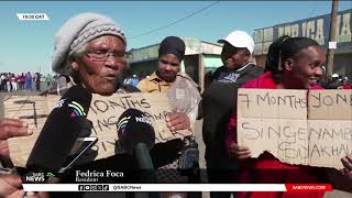 Mqanduli disgruntled residents protest march over poor service delivery [upl. by Sumahs840]