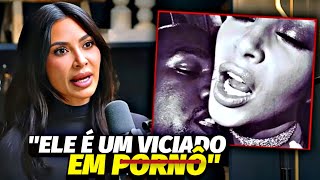 KIM EXPÕE KANYE WEST POR SER VICIADO EM [upl. by Krock]