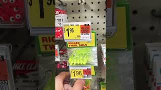 Walmart tackle for 5 fishing lures countrymusic [upl. by Nosimaj351]