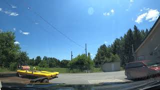 Driving south through Maine from Calais to Bangor [upl. by Ronn]