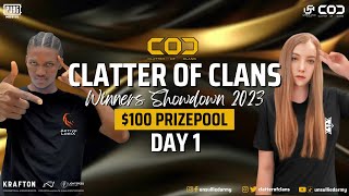 EN CLATTER OF CLANS WINNERS SHOWDOWN 2023  DAY 1  14122023 [upl. by Eelra]