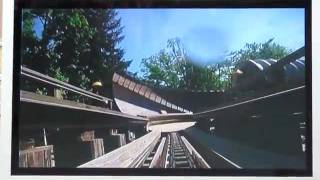 Flying Turns Roller Coaster  GoPro Hero Camera [upl. by Merle]