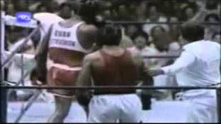 Teofilo Stevenson vs Valeriy Abadzhyan Finals 91 kg Friendship Games 1984 [upl. by Ronna]