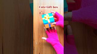 DIY Gift Box II How to make Paper Gift Box II Cute Gift Idea II Paper Craft shorts youtubeshorts [upl. by Drandell634]