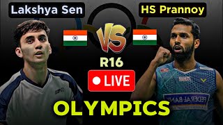 Lakshya SenIND vs HS Prannoy IND  Olympics 2024  Badminton [upl. by Raynell439]