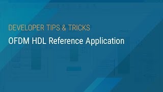 OFDM HDL Reference Application [upl. by Haibot]