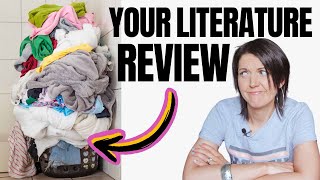 Literature review structure  how to tidy up a messy chapter [upl. by Nnaytsirk]