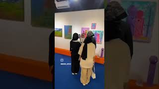 Dubai exhibition glimpse ALHAMDULILLAH acrylicpainter sufisim painting sufismreoriented art [upl. by Plotkin]