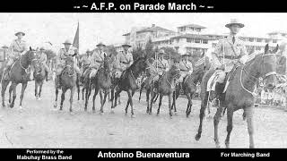 Antonino Buenaventura  AFP on Parade March 1957 [upl. by Domash]