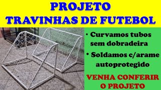 Projeto caseiro  TRAVINHAS DE FUTEBOL [upl. by Peatroy]