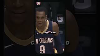 Rondo Ask Cousins to step back for AD 😱🏀 nba shorts [upl. by Akeyla]