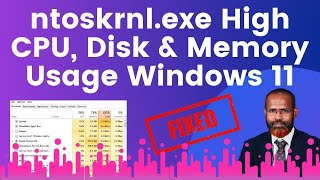 How To Fix ntoskrnlexe High CPU Disk amp Memory Usage On Windows 11 [upl. by Lehman934]