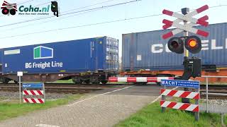 Spoorwegovergang Zenderen Borne 😍4K😍  Dutch railroad crossing [upl. by Hoo]