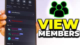 How to View Online Members in a Discord Server on Mobile [upl. by Aseel535]