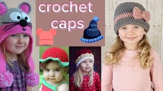 crochet caps ideasbeautiful and easy ideas for beginners [upl. by Sardse]