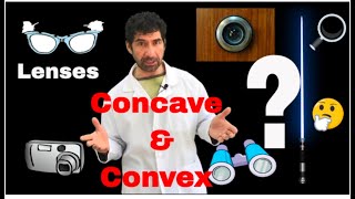 How to explain lenses concave and convex [upl. by Damle]