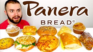 Trying Panera Breads BREAKFAST MENU for the FIRST TIME Honest Review [upl. by Fatsug]