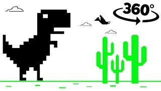 Google Dinosaur  T  REX in 2D [upl. by Ilah]