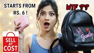 HONEST opinion about SELL AT COST  Haul starting from Rs 6 only  Manasi Mau [upl. by Annwahs312]