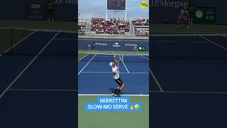 Matteo Berrettini SLOW MOTION Serve 🔥🎾 tennis tennisplayer sports berrettini [upl. by Irtimid]