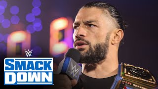 Roman Reigns dares Brock Lesnar to come to the ring SmackDown Oct 22 2021 [upl. by Nelad]