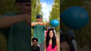 El Reto Viral de los Globos que Salió Terriblemente MalSharadShorts shots viral video [upl. by Artemla101]