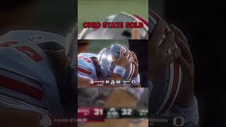 Ohio State vs Oregon ending ohiostatefootball oregonfootball collegefootball viralvideo [upl. by Nylyahs]