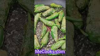 Fried Spanish Padron peppers Simple vegan tapas dish tapas peppers recipe [upl. by Anehs]